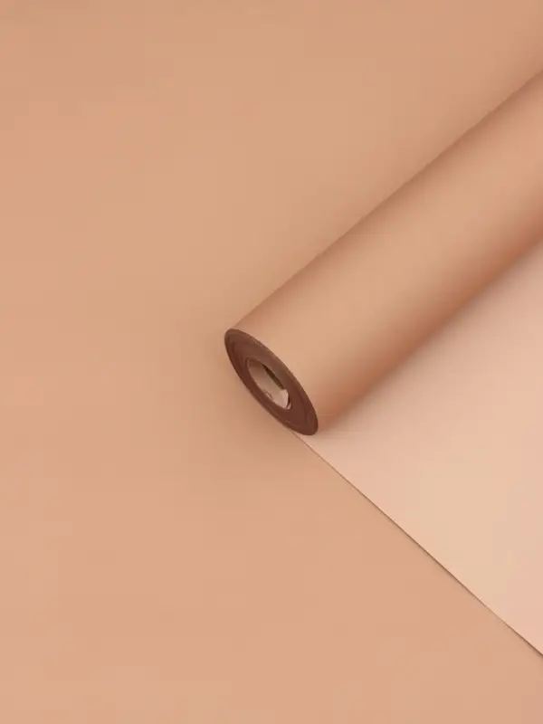 Пленка для цветов, матовая, оливково-темно бежевый, 0,57 х 30 м &plusmn;5 %, 65мкм