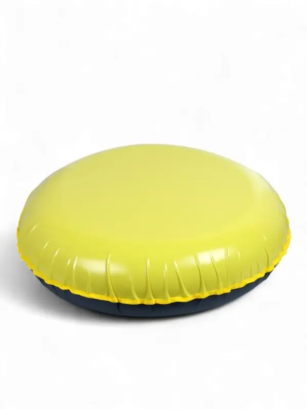 Тюбинг-ватрушка Winter Star, диаметр чехла 120 см, серый, жёлтый Тюбинг-ватрушка Winter Star, диаметр чехла 120 см, серый, жёлтый