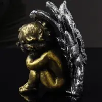 Фигурка полистоун «Ангел дремлет», 12×9.8×8 см