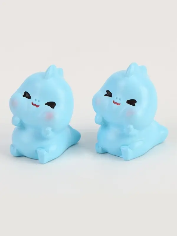 Миниатюра кукольная «Милый дракон», набор 2 шт., размер 1 шт. — 2,6 × 2 см