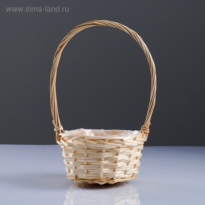 Набор корзин «Плетёнка», 3 шт,( 28×14/45  - 24×13/41 -19×11/37) см, ива натуральная Набор корзин «Плетёнка», 3 шт,( 28×14/45  - 24×13/41 -19×11/37) см, ива натуральная