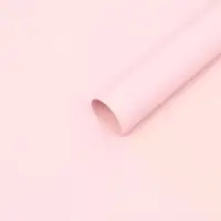 Пленка для цветов тонированная, матовая, розовый, 57&times;57&plusmn;1 см, 65 мкм