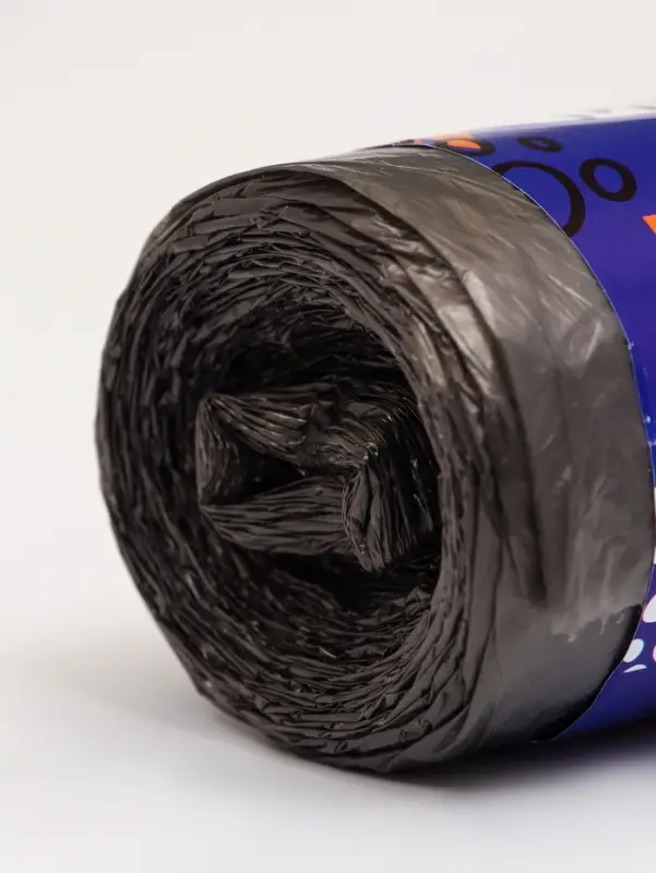 Мешки для мусора 120 л ПНД, 10 мкм, 20 шт. в рулоне, чёрные