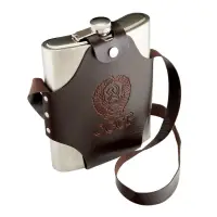 Фляжка для алкоголя и воды "СССР", нержавеющая сталь, чехол, подарочная, 1.44 л Фляжка для алкоголя и воды "СССР", нержавеющая сталь, чехол, подарочная, 1.44 л