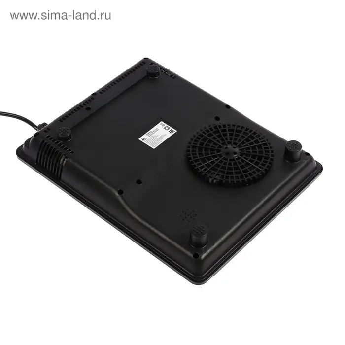 Плитка электрическая Luazon LIP-001, индукционная, 1 конфорка, 2100 Вт, чёрная