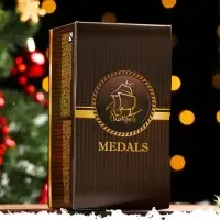 Шоколадная медаль "Новогодняя", 25 г Шоколадная медаль "Новогодняя", 25 г