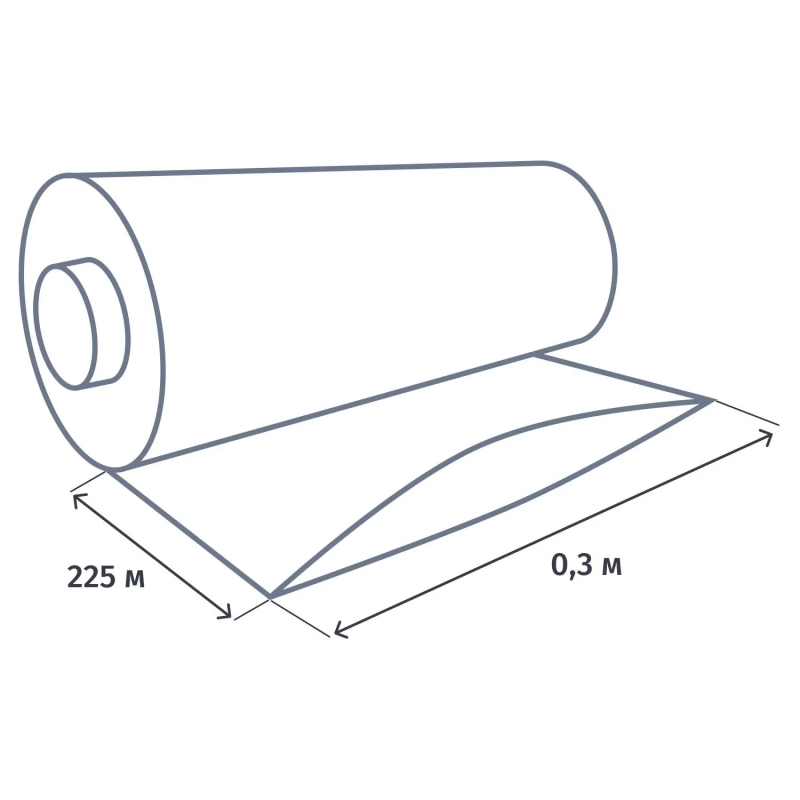 Пленка укрывная Рукав ПВД 80 мкм 300мм прозр, 1 сорт,толщ рукава160мкм10 кг