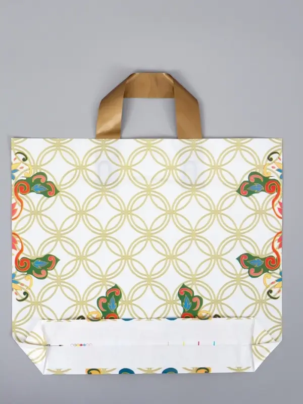 Пакет с петлевой ручкой "Подарок" 35 х 30 х 8, см, 60 мкм