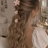 Крабики для волос набор 3 шт. &laquo;Саманта&raquo;, матовые, 7 и 4 см, бежевые