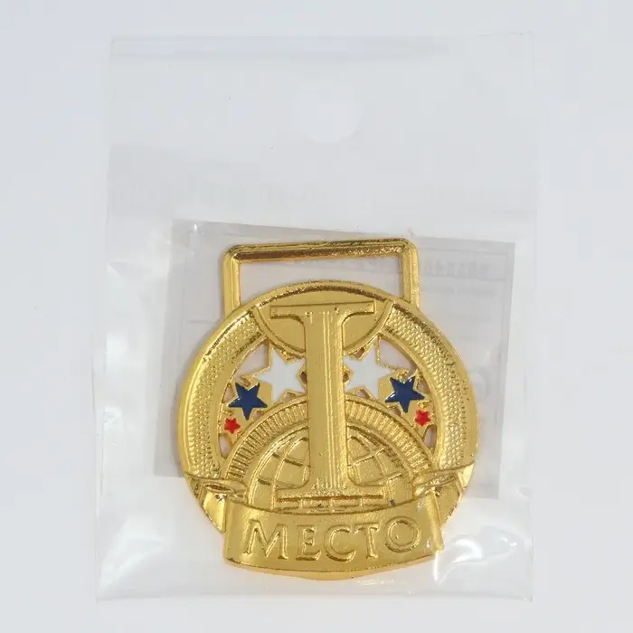 Медаль призовая золото, d=3.5 см, 1 место, без ленты Медаль призовая золото, d=3.5 см, 1 место, без ленты