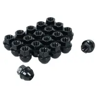 Гайка колесная M14x1,5x31, конус, ключ 21, открытая, черный электрофорез для а/м Ford