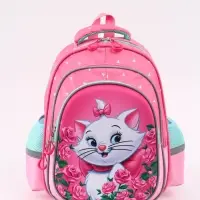 Рюкзак школьный с эргономичной спинкой &laquo;Коты аристократы&raquo;