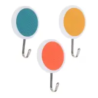 VETTA Крючки самоклеящиеся, круглые, 3шт, 3 цвета