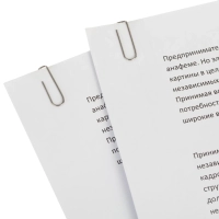 Скрепки Глобус С22-100 металл,без покрытия,22 мм,негофрированные,100 шт/уп