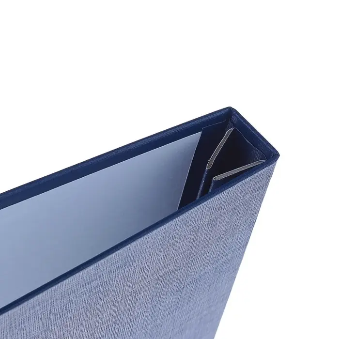 Папка &laquo;Курсовая работа&raquo; А4, бумвинил, гребешки/сутаж, (без бумаги) синяя 10КР01