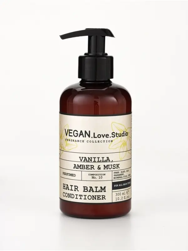 Бальзам-кондиционер для волос парфюмированный VEGAN.Love.Studio «Ваниль, Амбра, Мускус», 300 мл Бальзам-кондиционер для волос парфюмированный VEGAN.Love.Studio «Ваниль, Амбра, Мускус», 300 мл