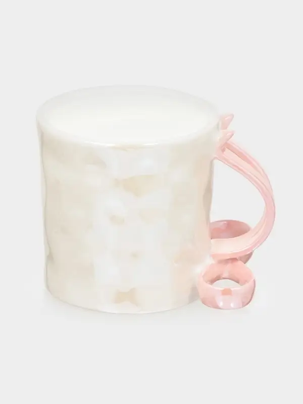 Кружка 350 ид Кружка 350 ид "Бантик" 8,5х9 см розовый бант