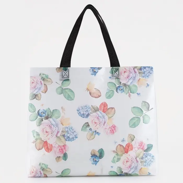 Сумка хозяйственная без застёжки, 32&times;10&times;27 см, белая