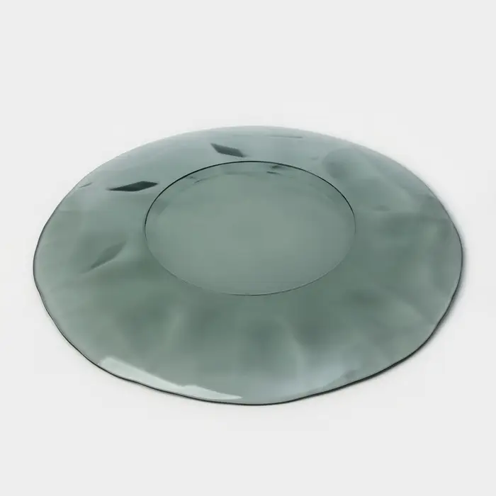 Тарелка Black Diamond, d=20 см, стекло