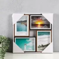 Фоторамка МДФ, стекло на 4 фото 10х15 "Тёмная ночь" 28,5х28,5х2,2 см Фоторамка МДФ, стекло на 4 фото 10х15 "Тёмная ночь" 28,5х28,5х2,2 см