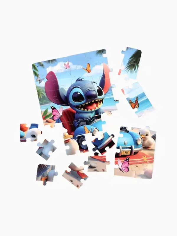 Набор пазл с игрушкой Набор пазл с игрушкой "Стич"