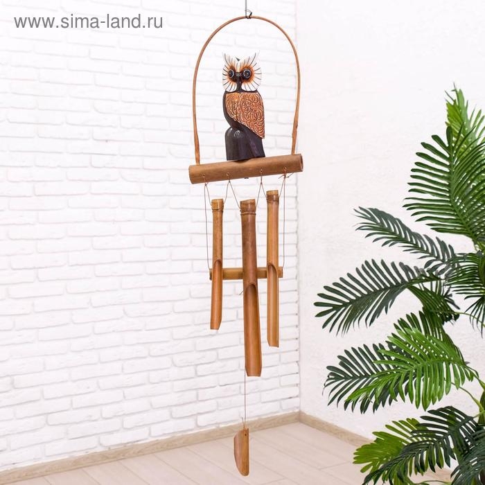 Музыка ветра «Сова», 83×20×4 см, бамбук, МИКС Музыка ветра «Сова», 83×20×4 см, бамбук, МИКС