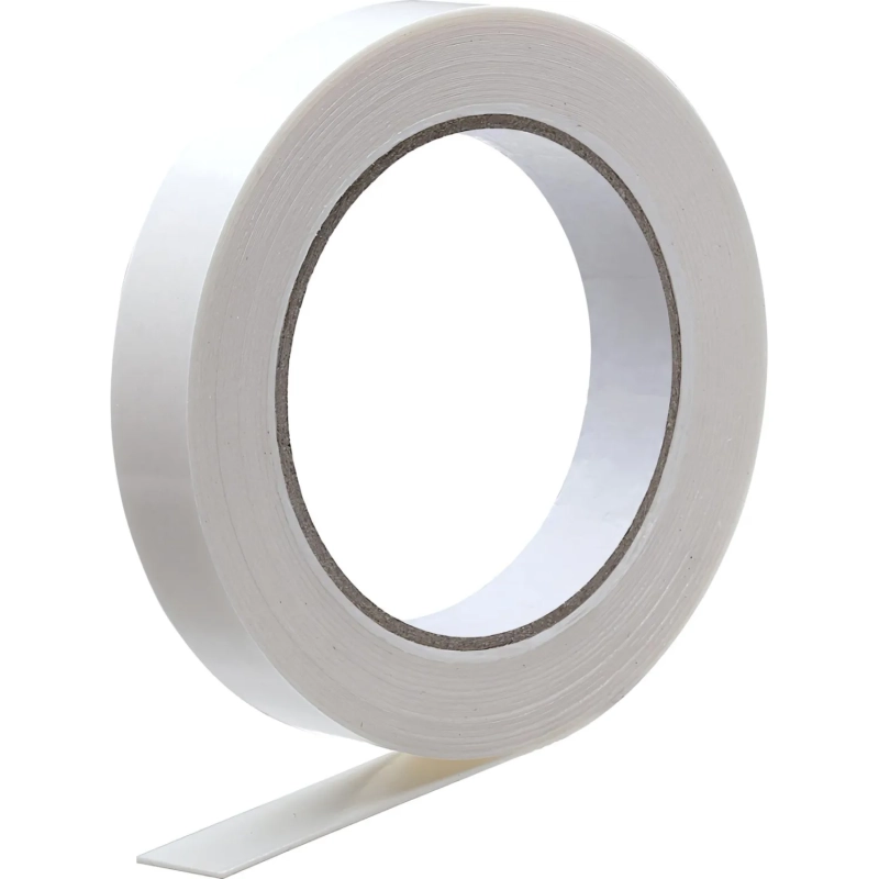 Клейкая лента двусторонняя для крепления зеркал Unibob 19мм х 5м, белая