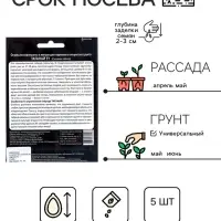 Семена Огурец "Таганай" F1 ультраранний, партенокарпический, для открытого грунта, 5 шт