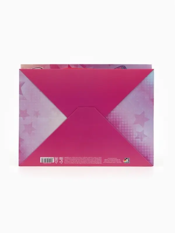 Пакет подарочный с широким дном &laquo;Для настоящей феи&raquo;, Winx, 25&times;19&times;18 см