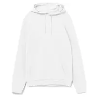 Толстовка с капюшоном унисекс Hoodie, белая, размер S
