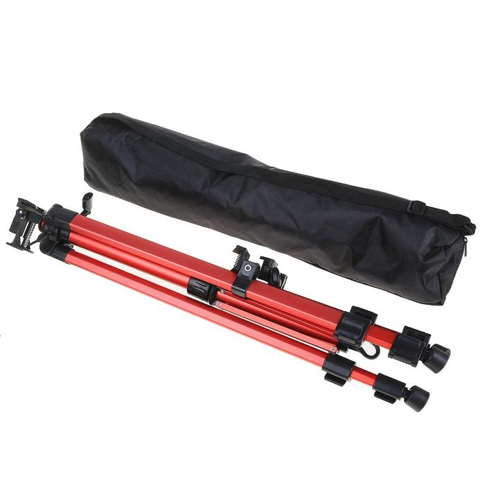 Мольберт телескопический, тренога, металлический, красный Мольберт телескопический, тренога, металлический, красный