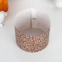 Форма бумажная для кулича «Флора», 134×100 мм