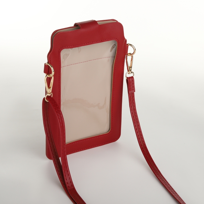 Сумка женская, кросс-боди, на магните, цвет красный Сумка женская, кросс-боди, на магните, цвет красный