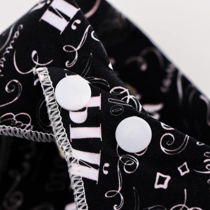 Нагрудник-бандана/слюнявчик для кормления «Я люблю есть» непромокаемый с прорезывателем, на кнопке