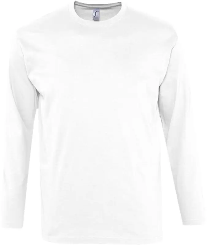 Футболка мужская с длинным рукавом Monarch 150 белая, размер S Футболка мужская с длинным рукавом Monarch 150 белая, размер S