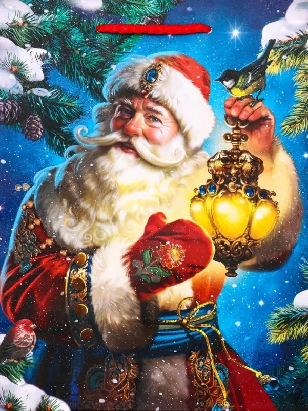 Пакет подарочный новогодний ламинированный, «Дед Мороз» , 18×10×22.3 см Пакет подарочный новогодний ламинированный, «Дед Мороз» , 18×10×22.3 см