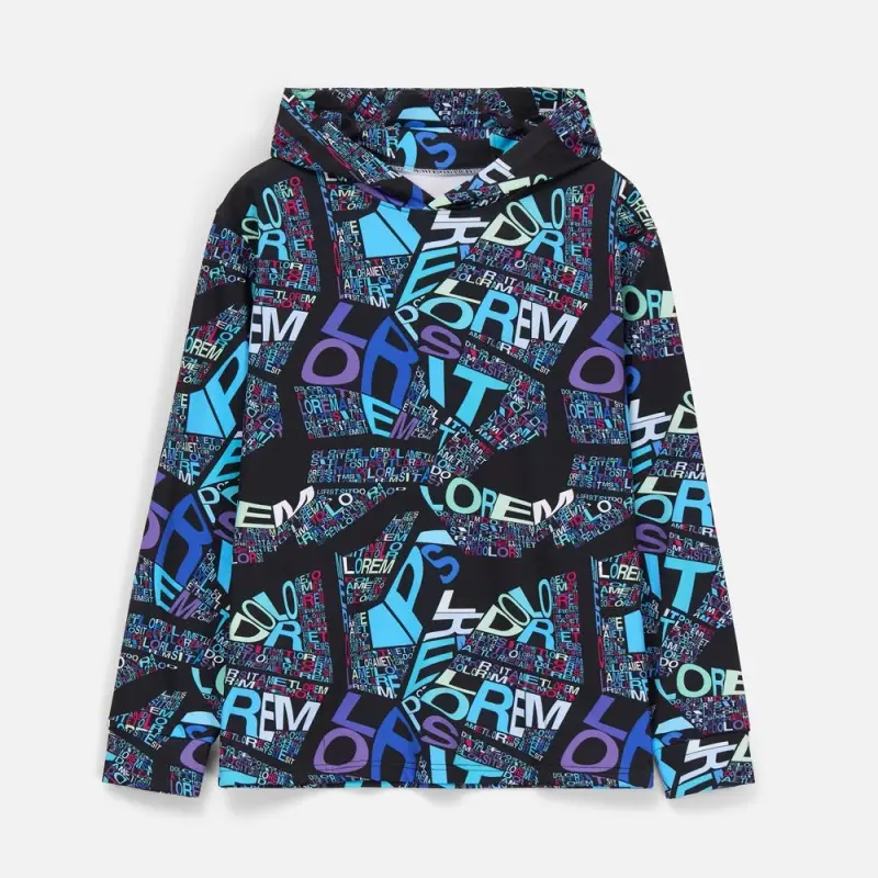 Худи унисекс Morfiss с полной запечаткой на заказ, размер XS/S