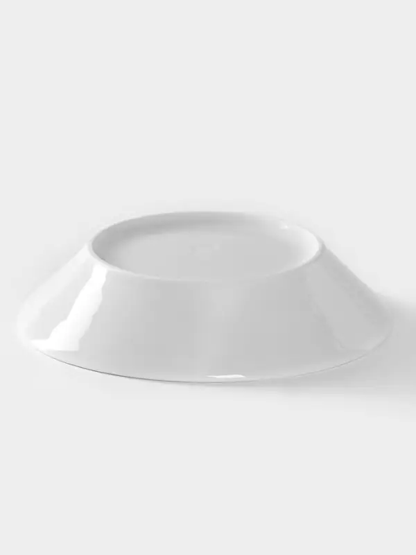 Блюдце Добрушский завод &laquo;Бельё&raquo;, d=14 см, фарфор, белое