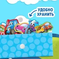 Книжка с липучками &laquo;Ехали машины&raquo; 12 стр.