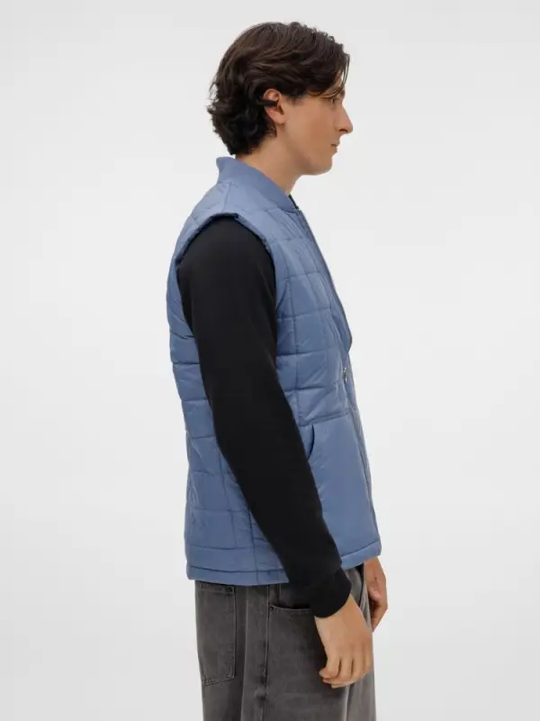 Жилет унисекс Warmbridge, синий (джинс), размер 3XL