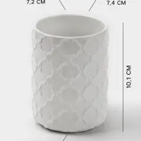 Набор для ванной SAVANNA Harmony, 3 предмета, мыльница, дозатор для мыла, стакан