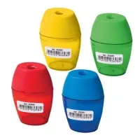 Точилка Brauberg. Diamond, с контейнером, МИКС