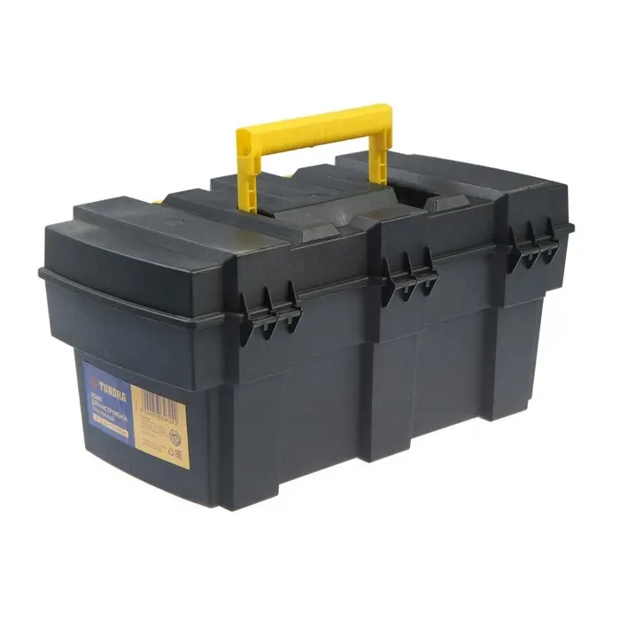 Ящик для инструмента ТУНДРА, 13", 330&times;177&times;155 мм, пластиковый, подвижный лоток