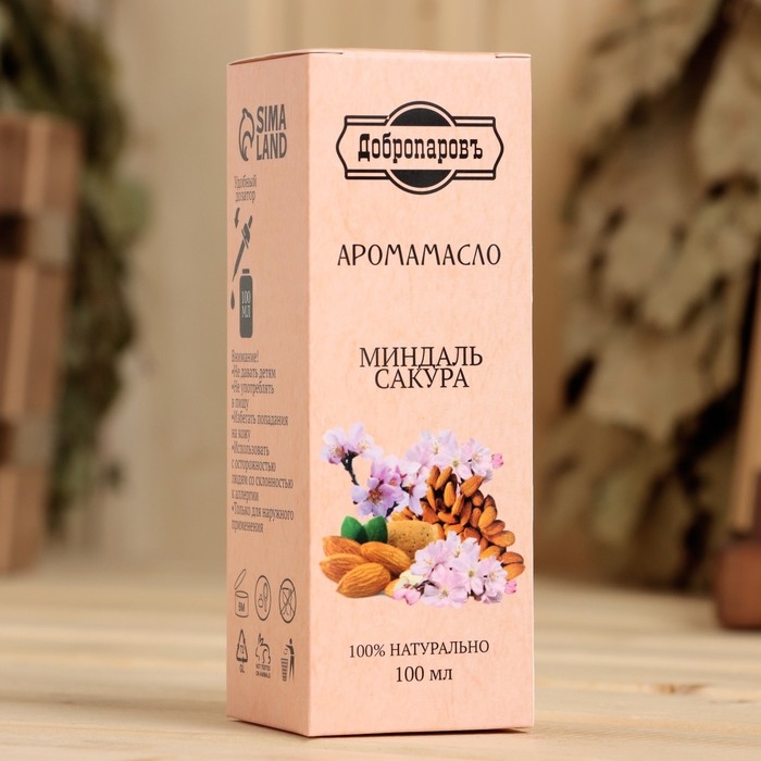 Эфирное масло Эфирное масло "Миндаль и сакура", 100 мл "Добропаровъ"