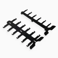 Подставка под очки 6 мест, 16&times;14.5&times;35.5 см, чёрная