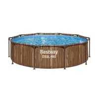 Бассейн каркасный Steel Pro, 305&times;76 см, круглый, рейка, 561VP Bestway