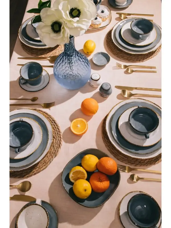 Тарелка глубокая Magistro Alpine Frost, 350 мл, d=23 см, фарфор, голубовато-серый