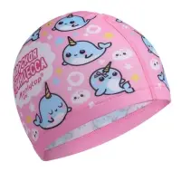 Шапочка для плавания детская ONLYTOP &laquo;Нарвалы&raquo;, тканевая, обхват 46-52 см