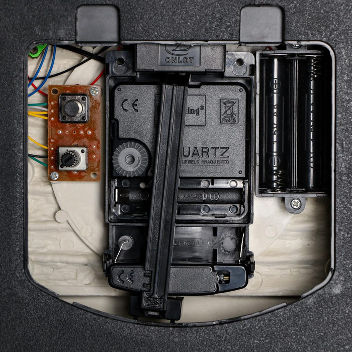 Часы настенные интерьерные большие с кукушкой  Часы настенные интерьерные большие с кукушкой "Белочки", бесшумные, 53 х 7 х 35 см