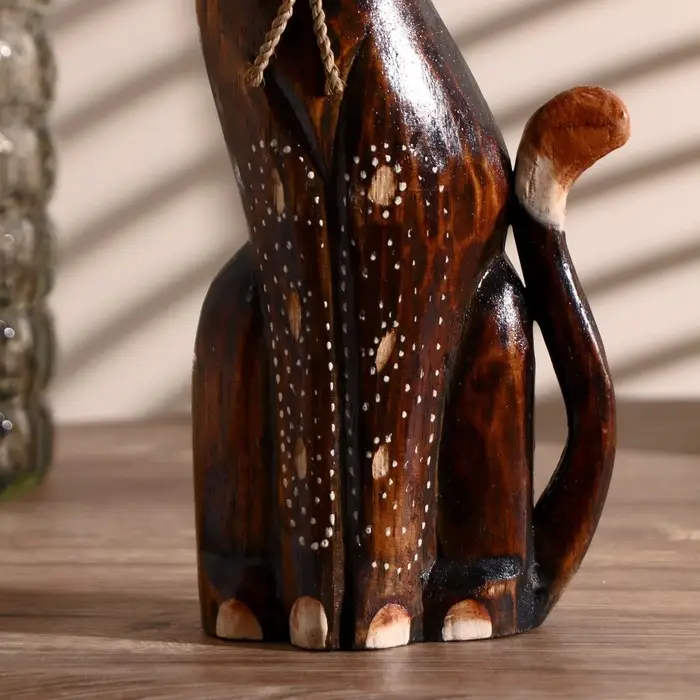 Сувенир дерево Сувенир дерево "Кошка с бабочкой на шейке"30 см